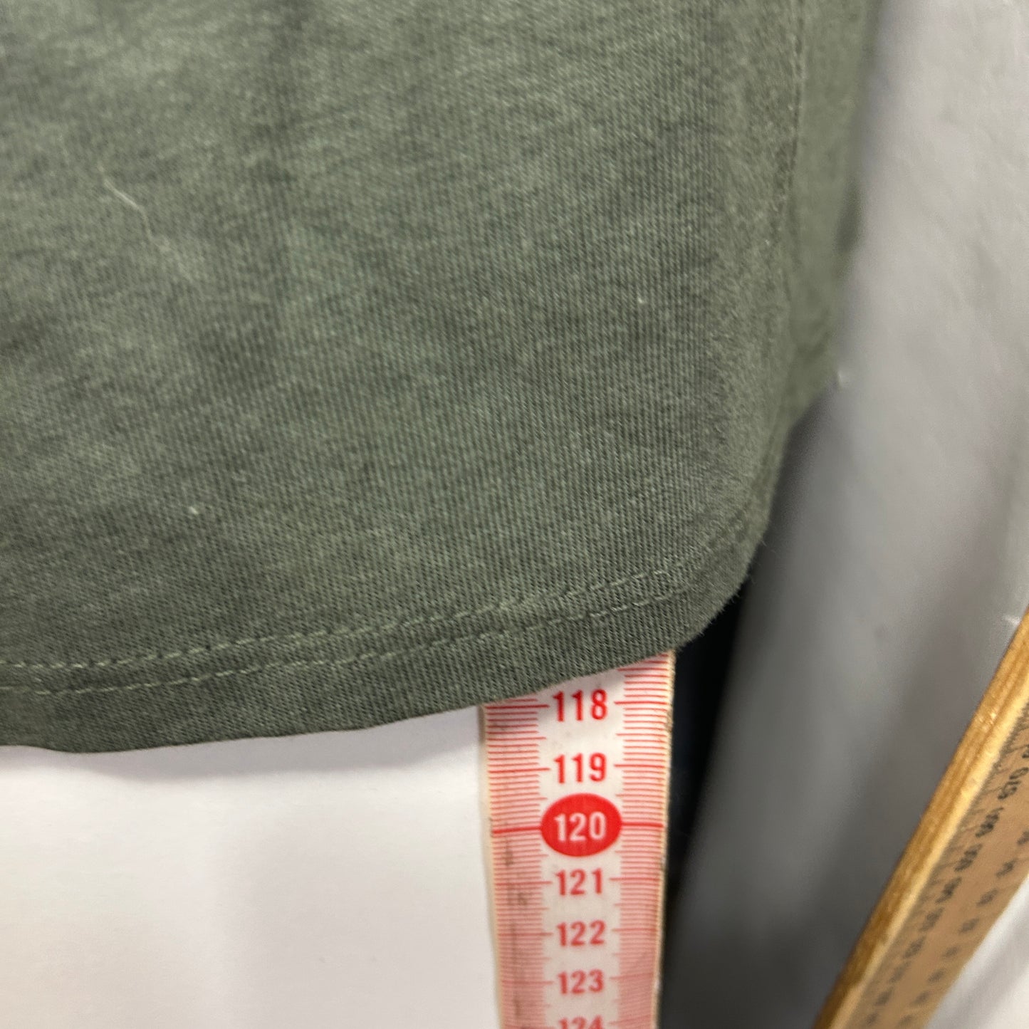 Anko Charcoal Khaki Colourblock Top - Size 18