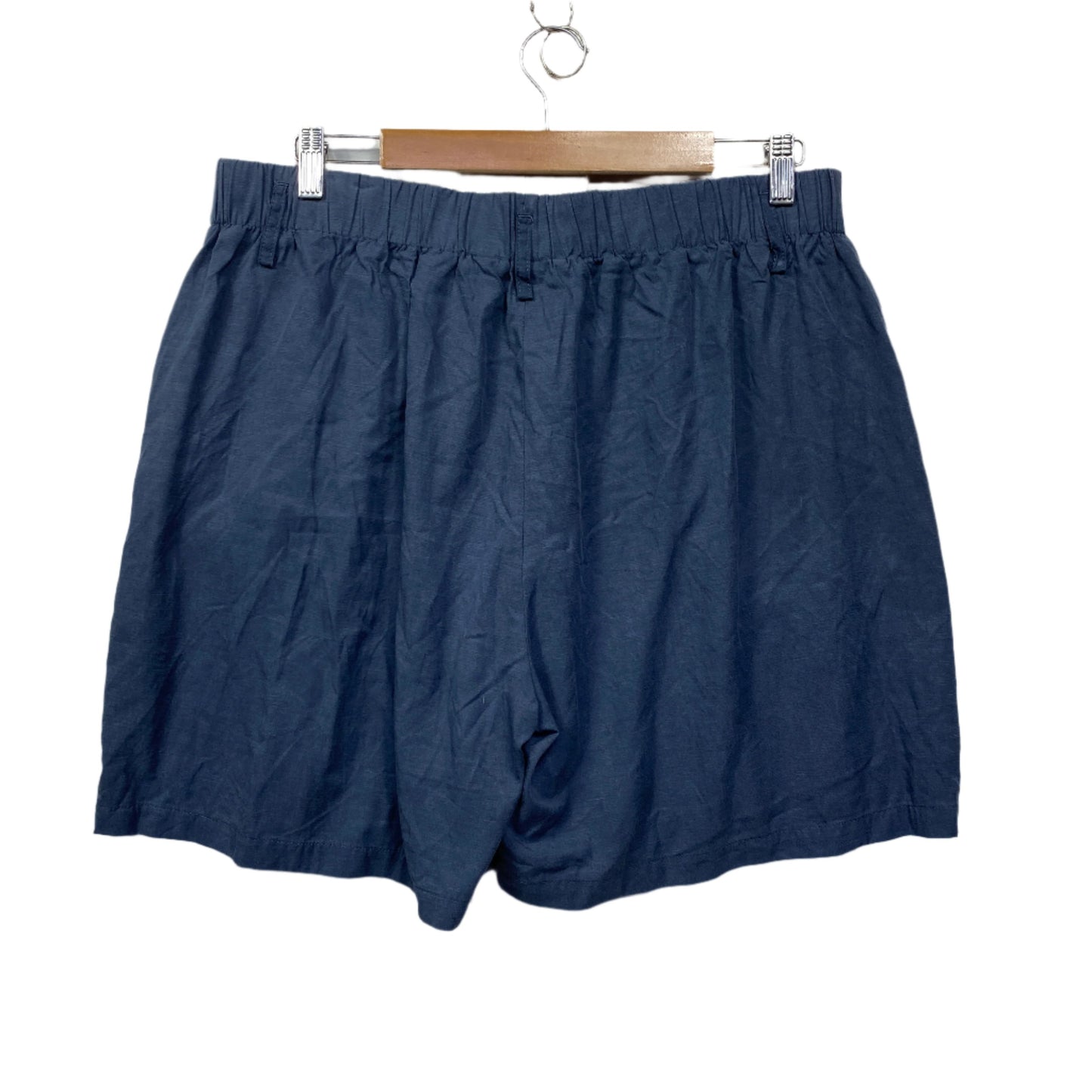 Preview Shorts Size 16 Navy Lyocell Blend Pockets