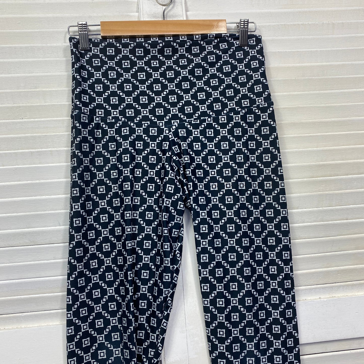 Exoticathletica Activewear Leggings Size Large 14 Navy White