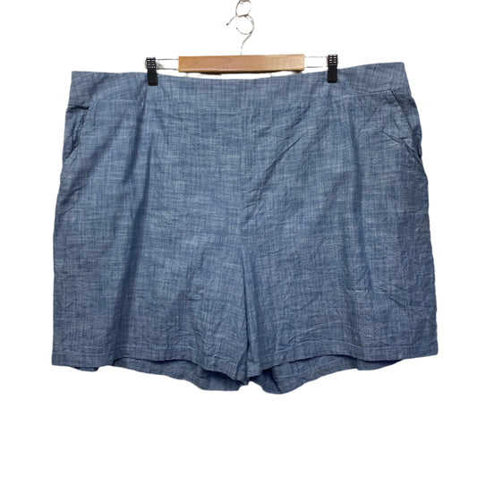 Anko Shorts Size 26 Plus Blue Pockets Cotton Blend