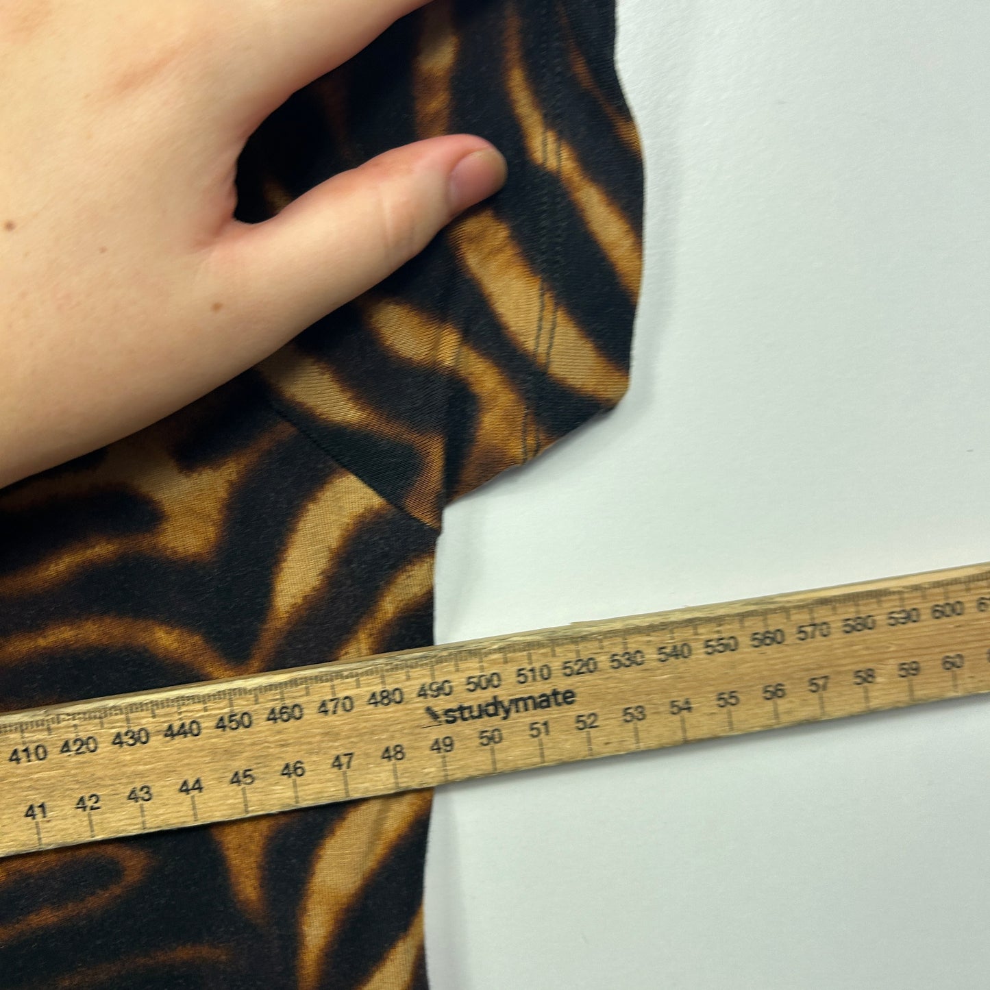 David Lawrence Animal Print Top - Size XL