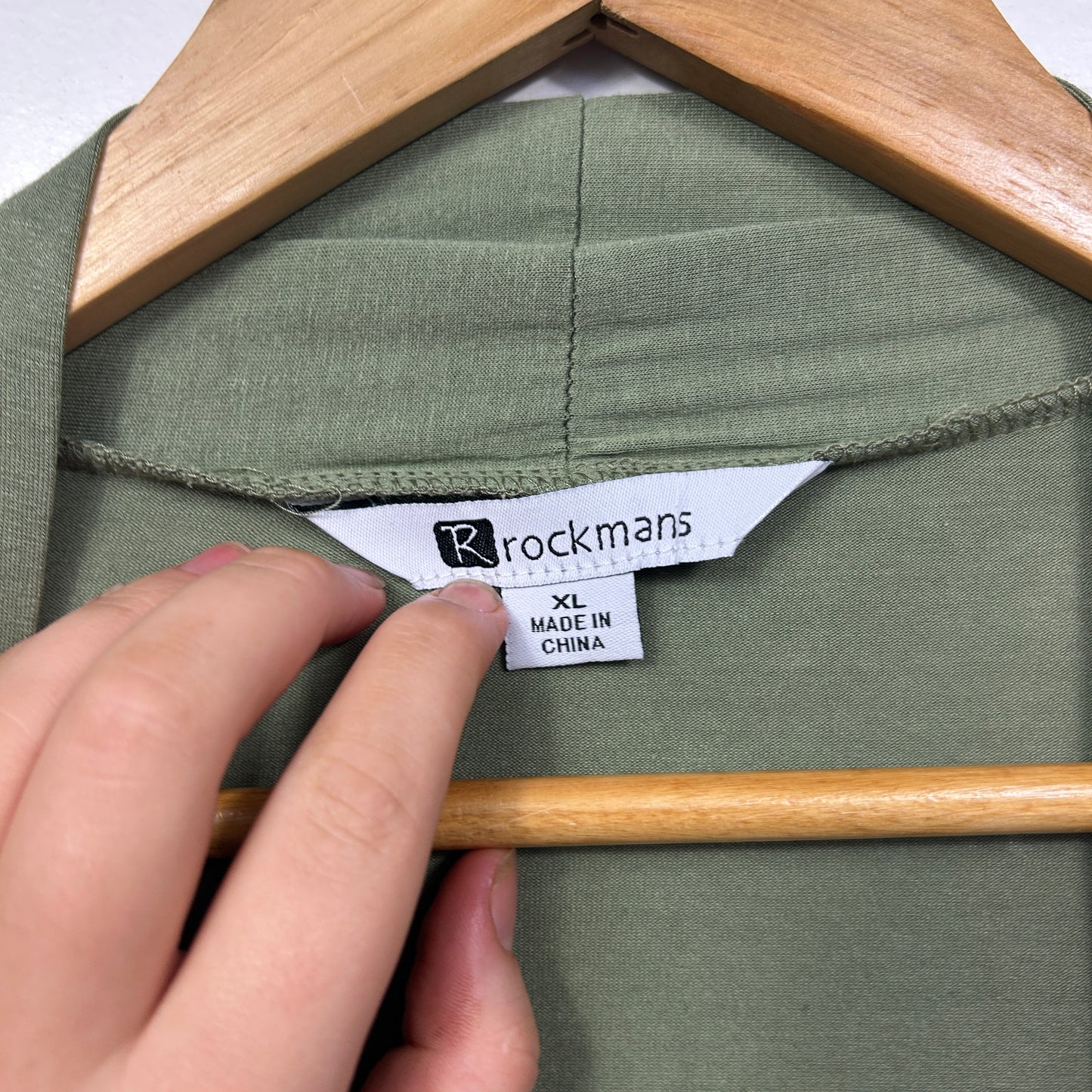 Rockmans Olive Green Studded Longline Top Cardigan Size XL