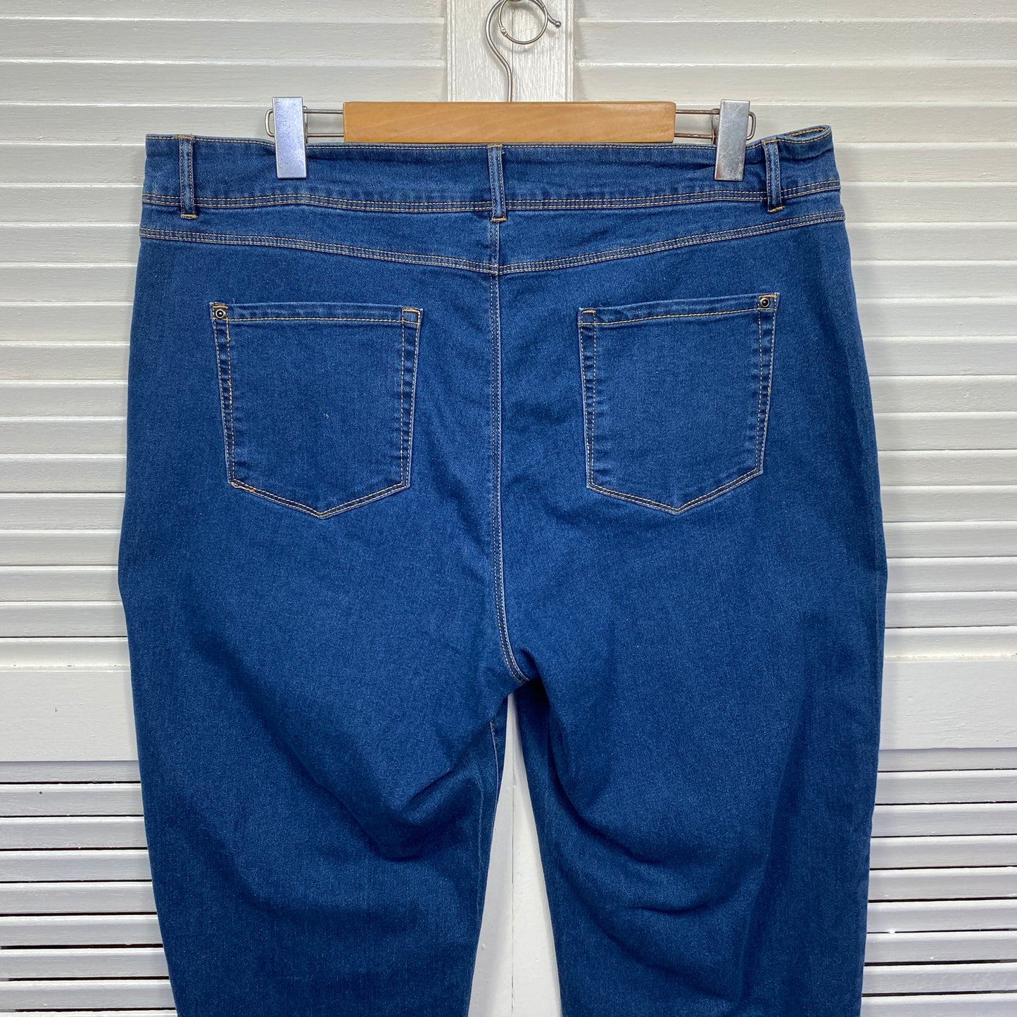 Beme Jeans Size 18 Plus Blue Pockets