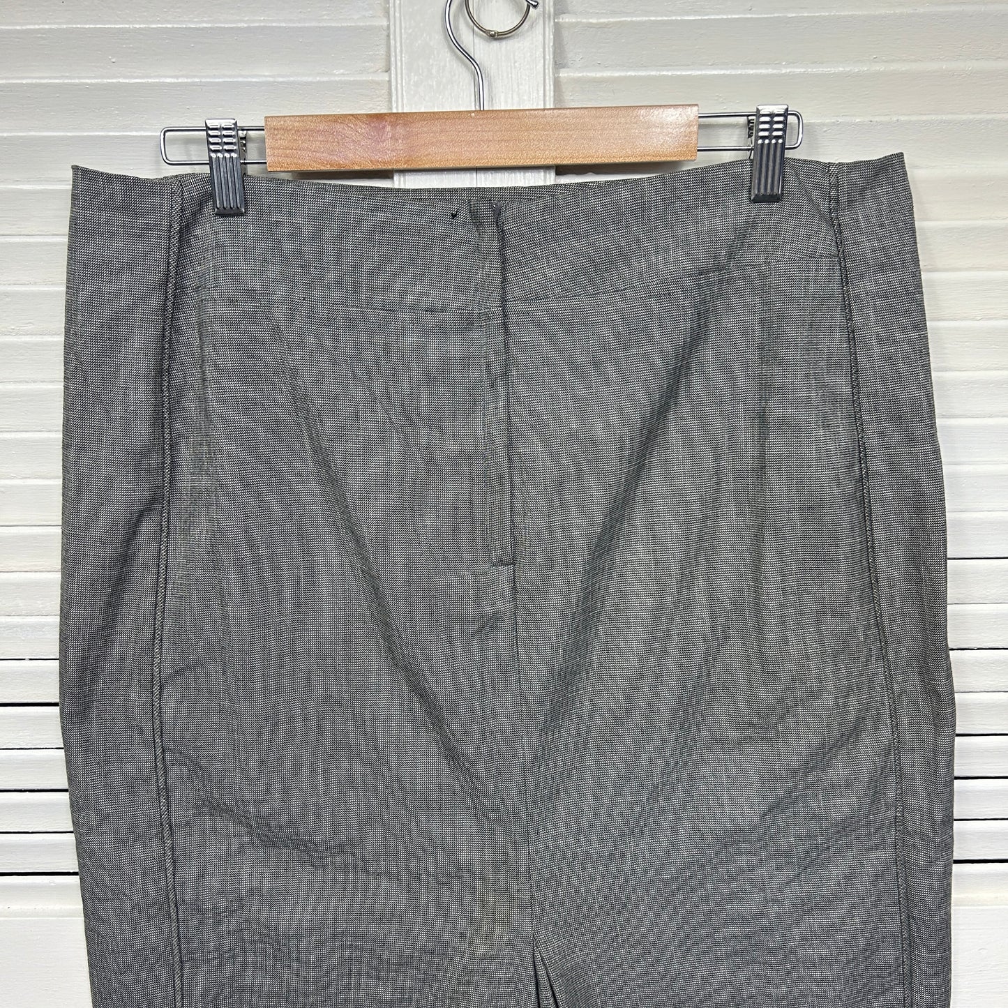 Preview Skirt Size 14 Pencil Grey Office Lined