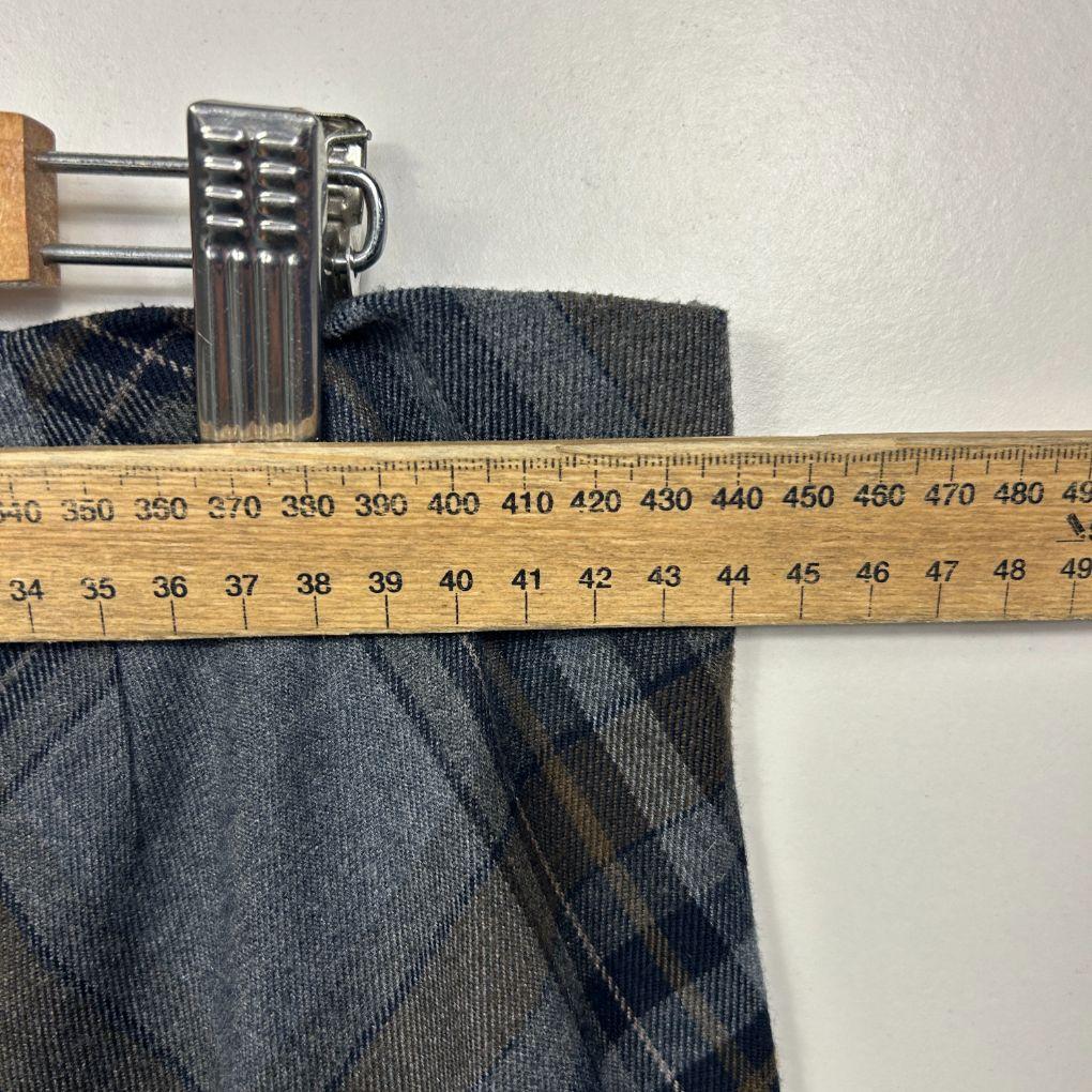 Rivers Grey Plaid Skirt - Size 14