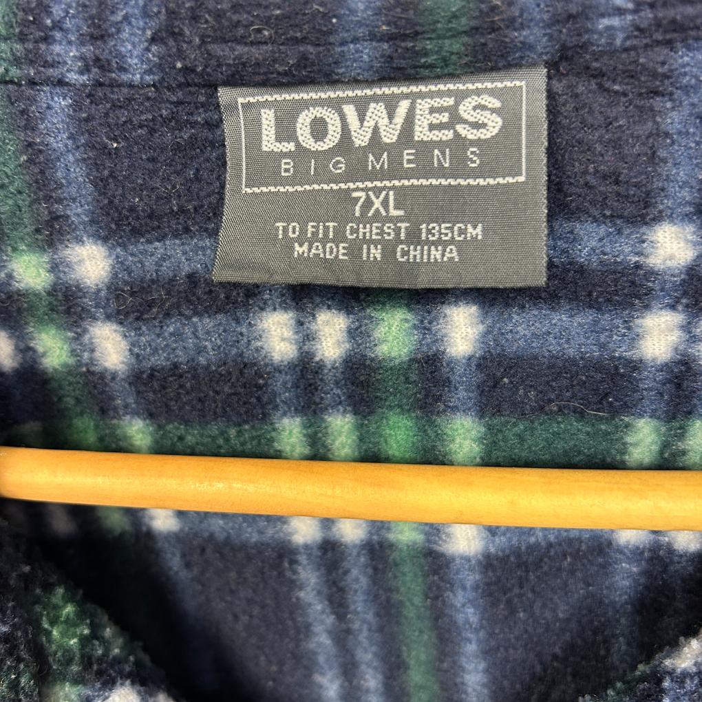 Lowes Thick lannel Plaid Shirt - Size 7XL