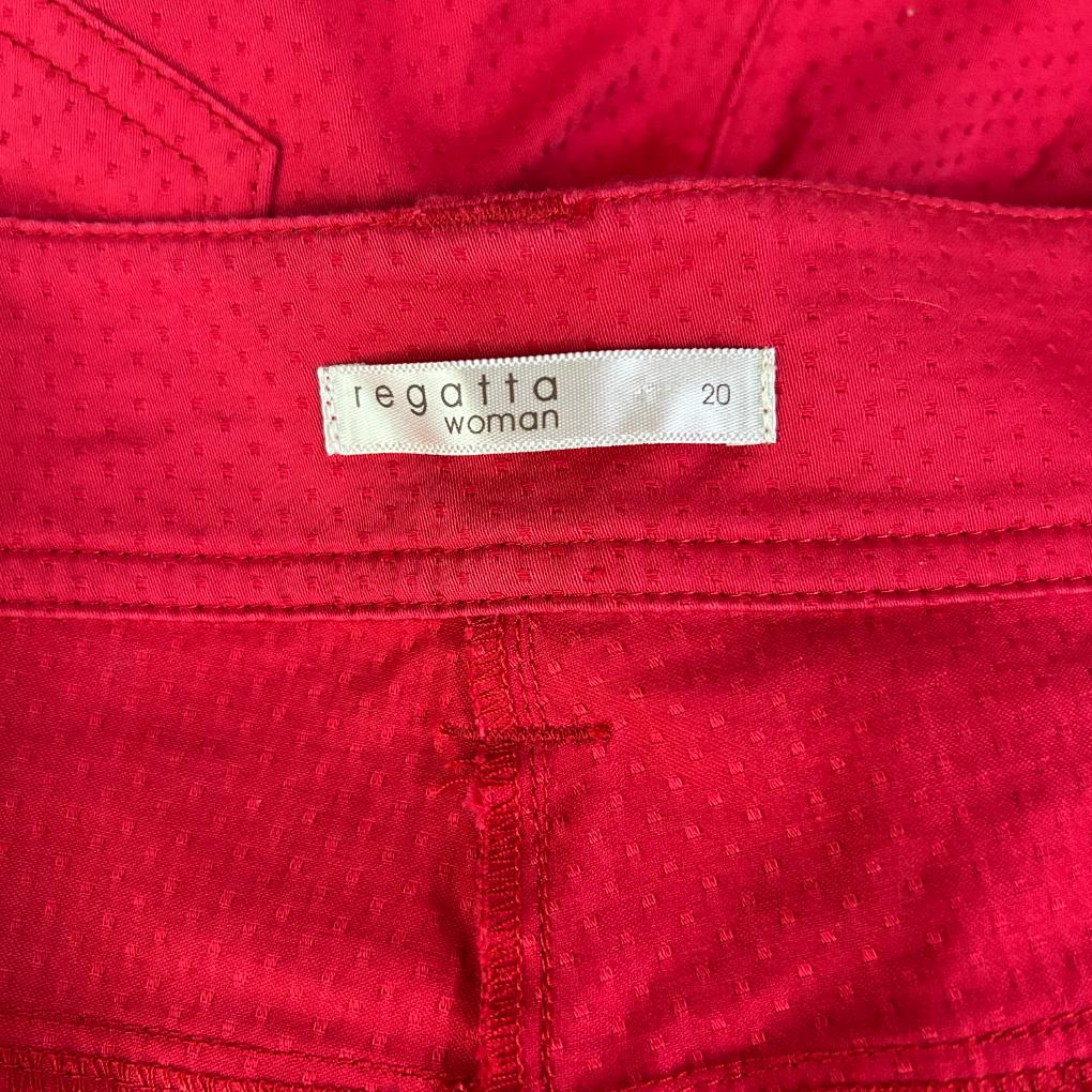 Regatta Red Cotton Pants - Size 20