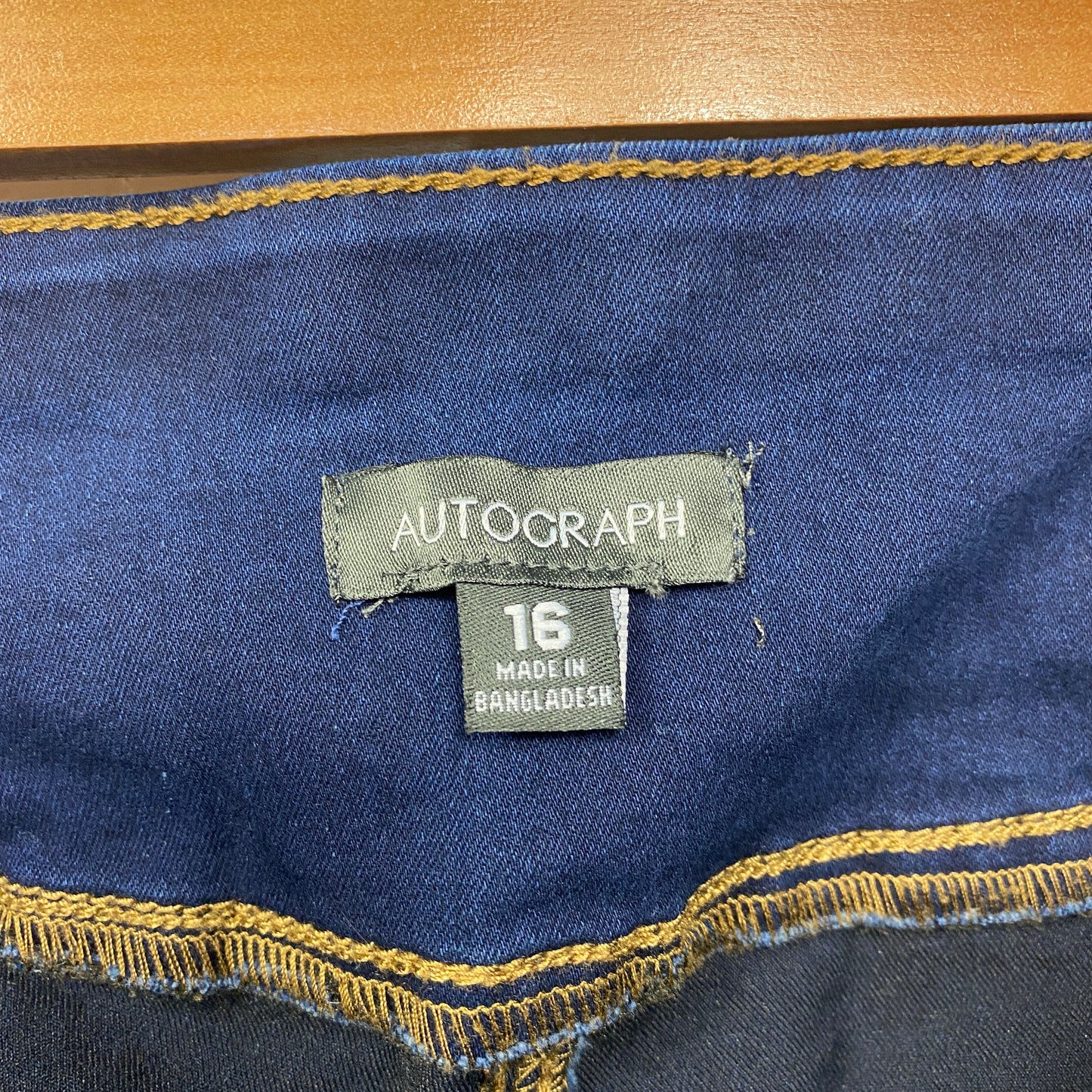 Autograph Jeans Size 16 Pull On Denim