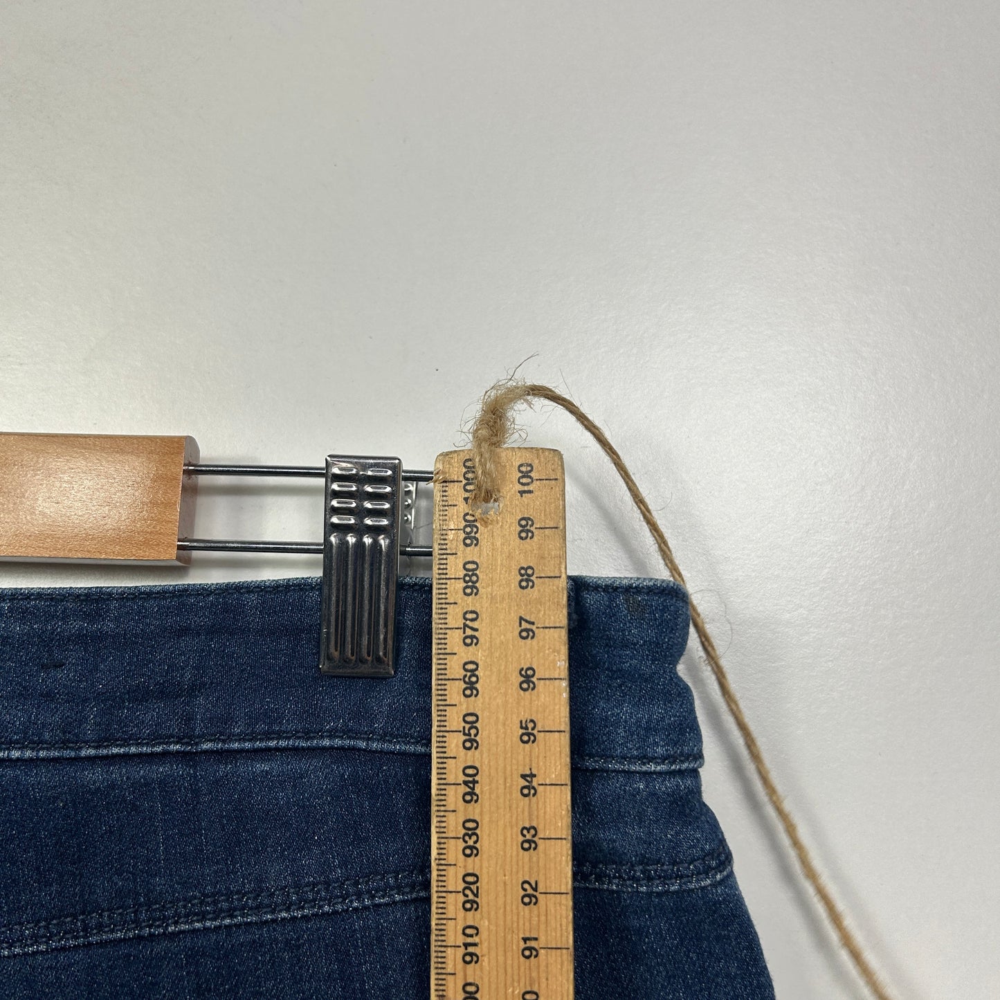 Maggie T Navy Straight Leg Jeans - Size 16