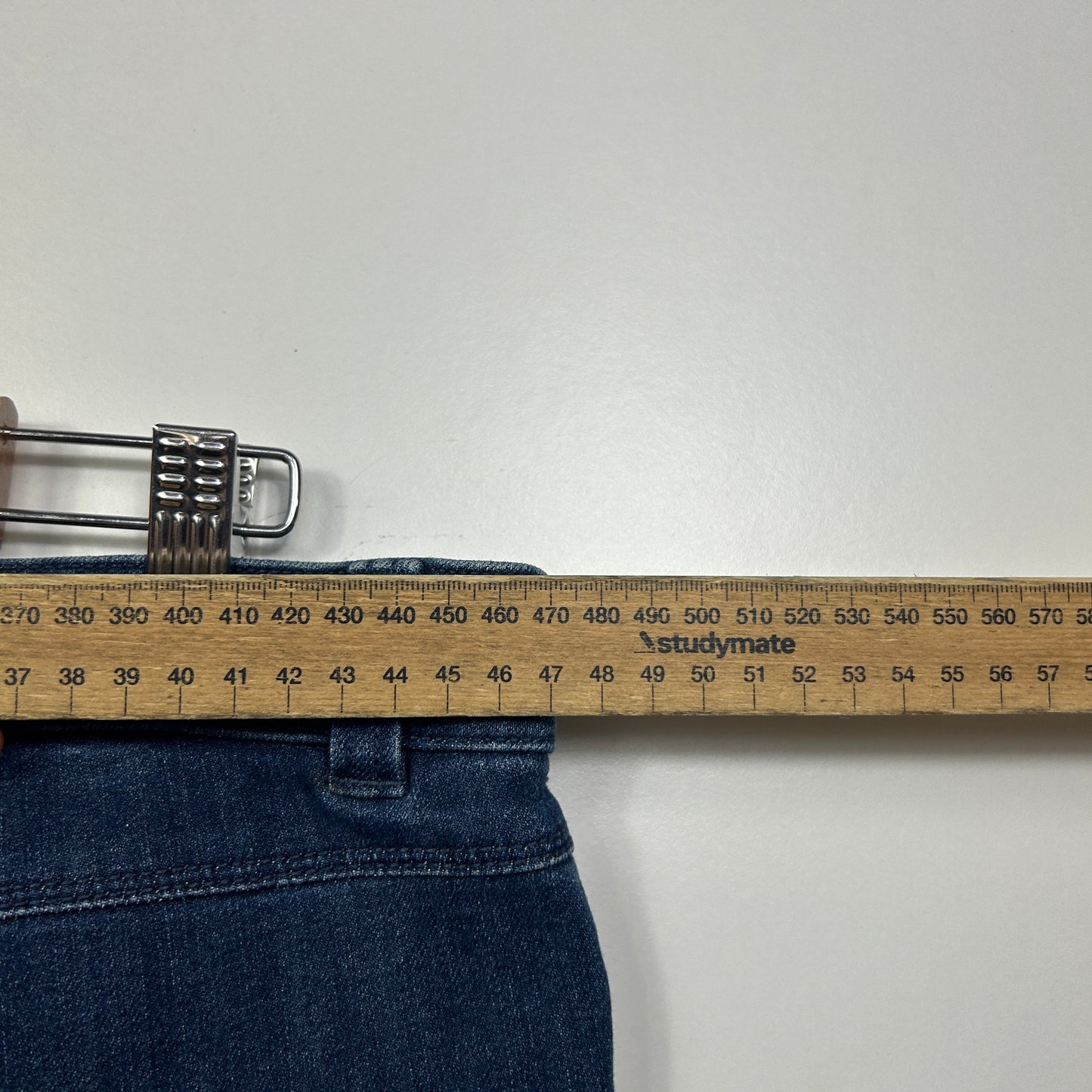 Maggie T Navy Straight Leg Jeans - Size 16