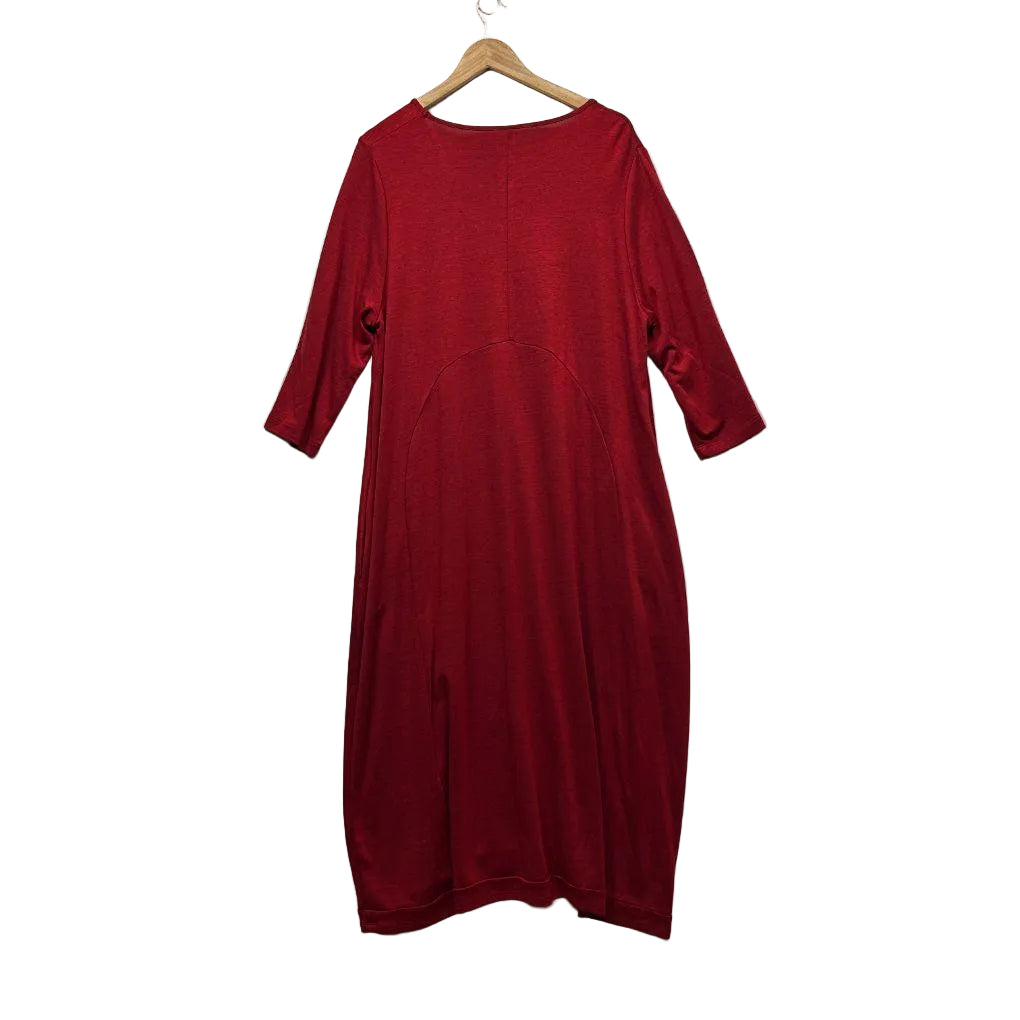 Taking Shape Red Dress - Size 16/S