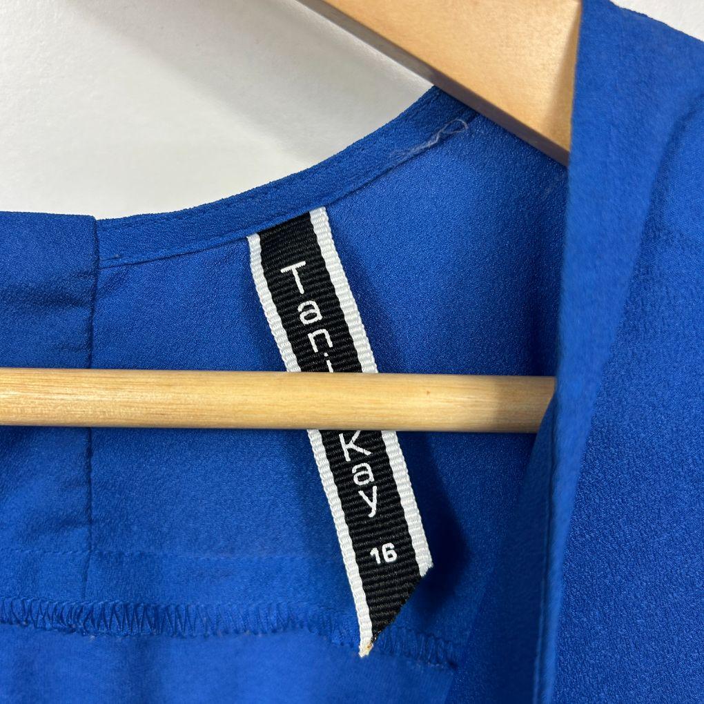 Tania Kay Blue Top - Size 16