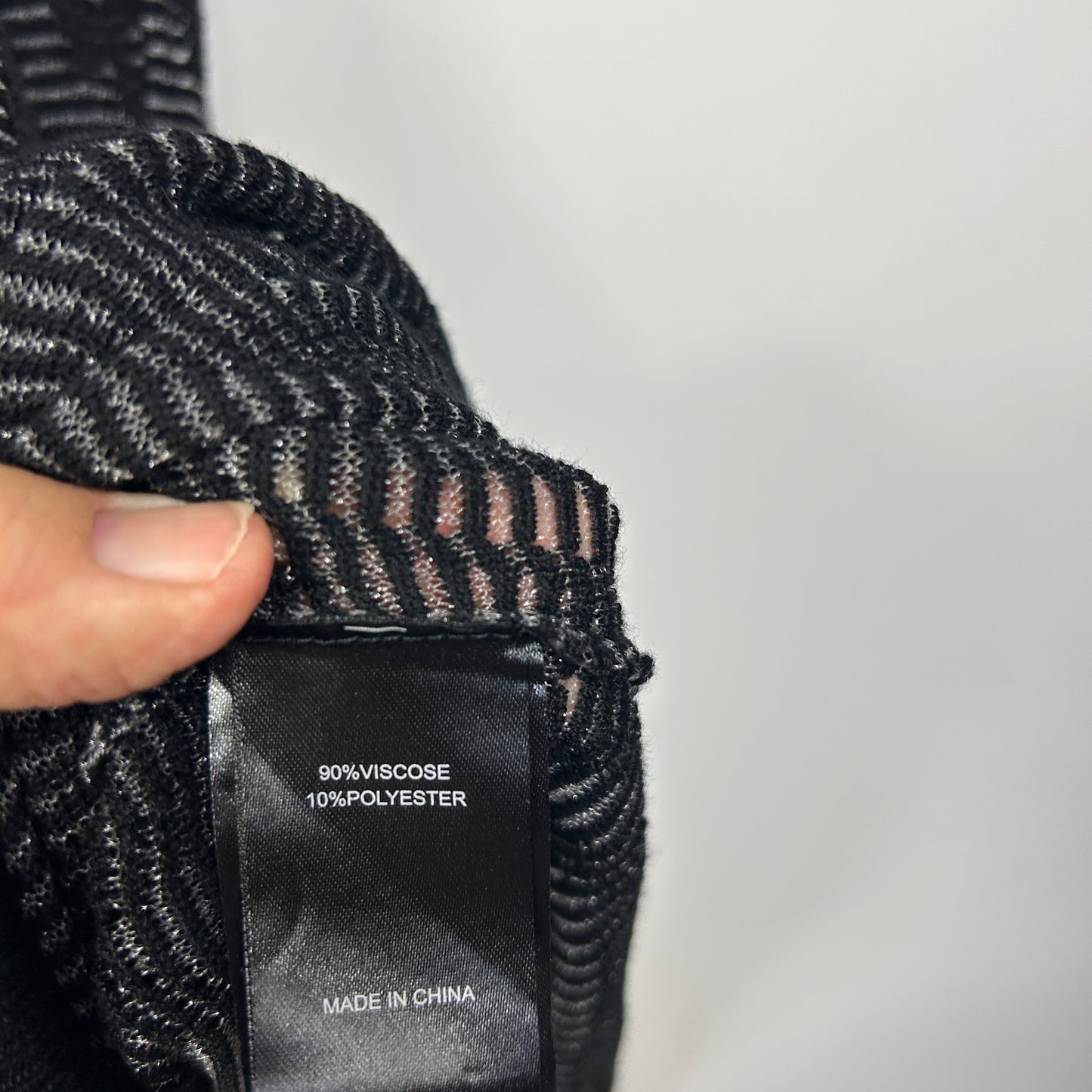 Taking Shape Black Knitwear Sheer Top - Size 22/XL