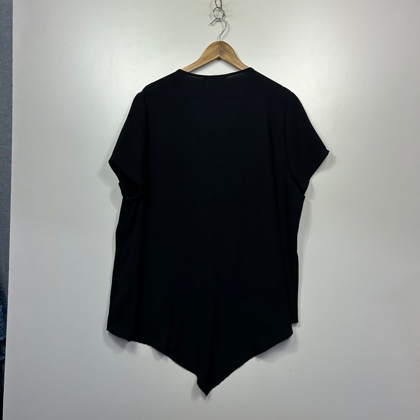 Millers Black Short Sleeve Tunic Top - Size 22