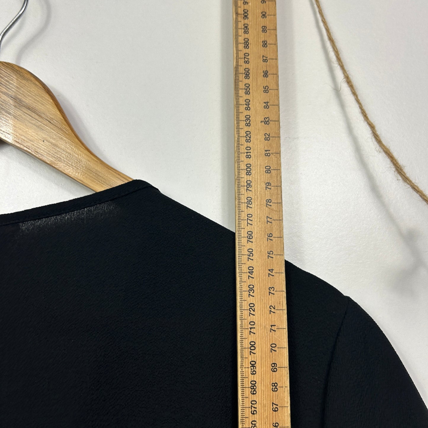 Millers Black Short Sleeve Tunic Top - Size 22