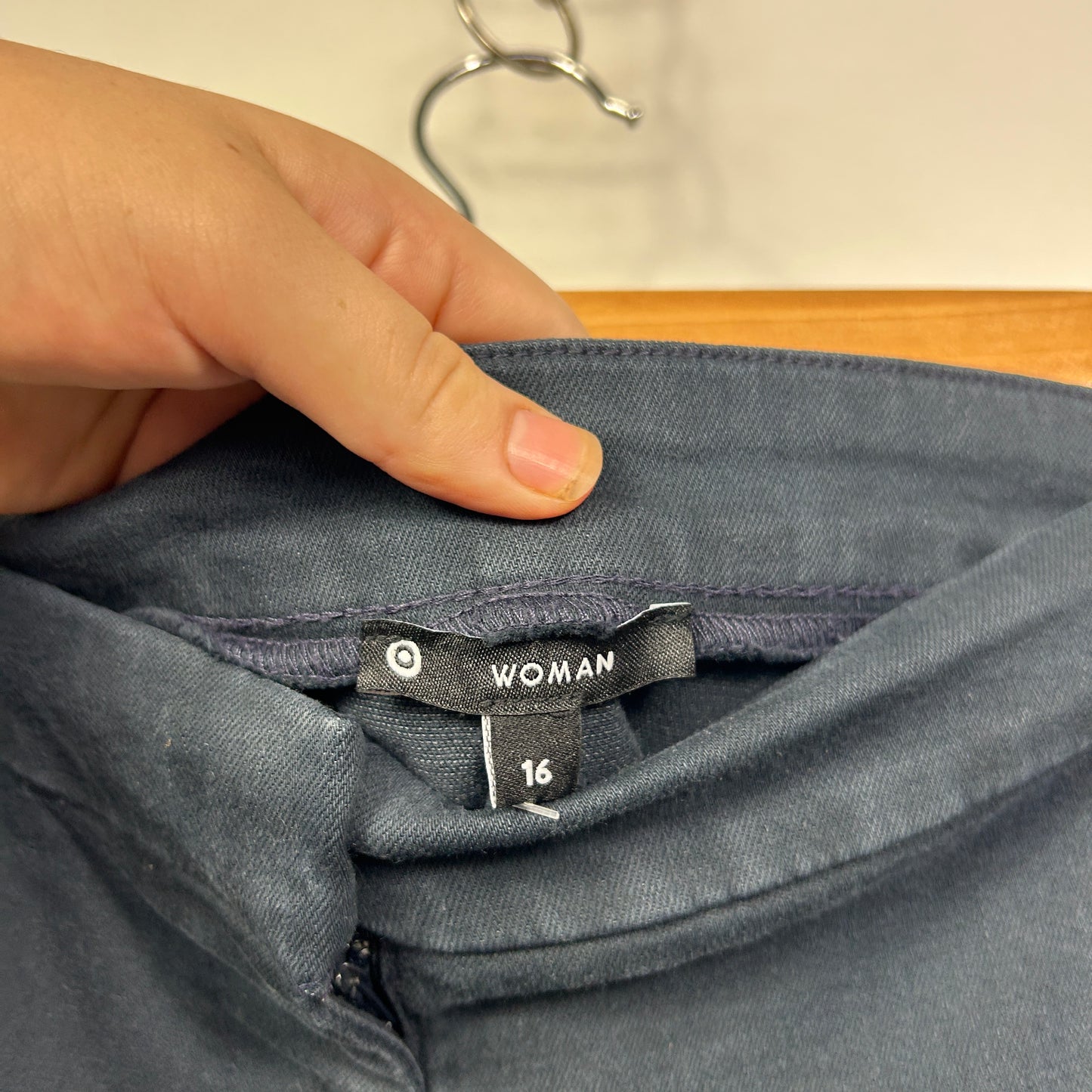 Target Navy Twill Barrel Pant - Size 16 New