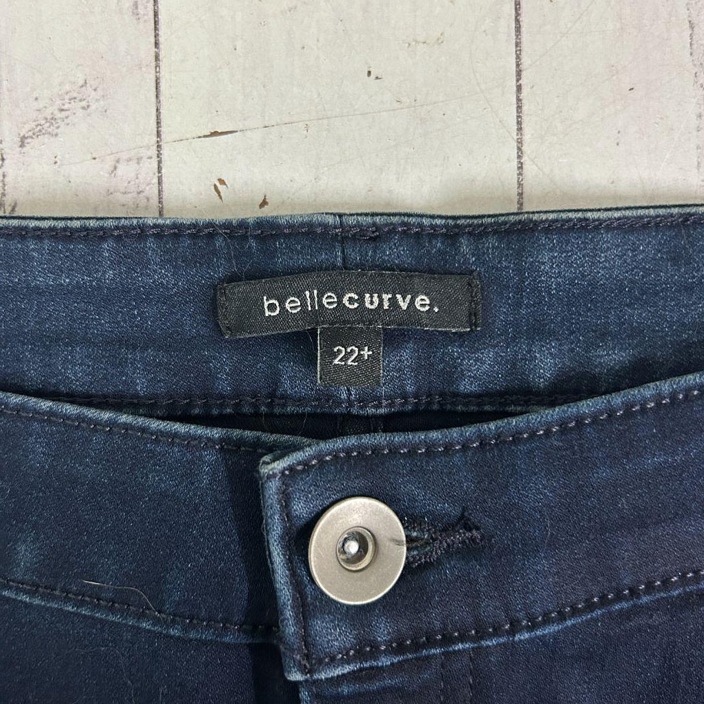 Bellecurve Navy Jeans - Size 22