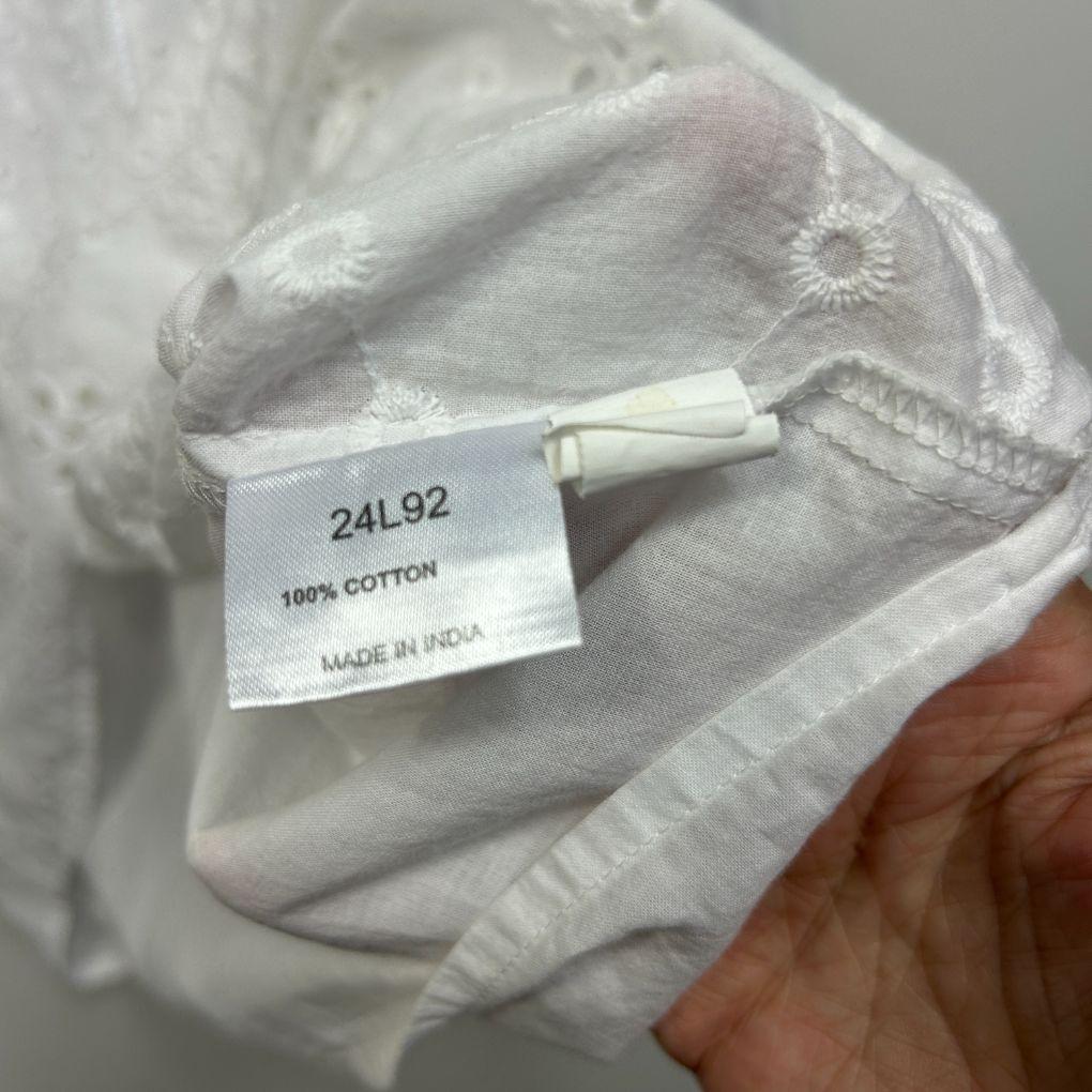 Established White Cotton Top - Size 14