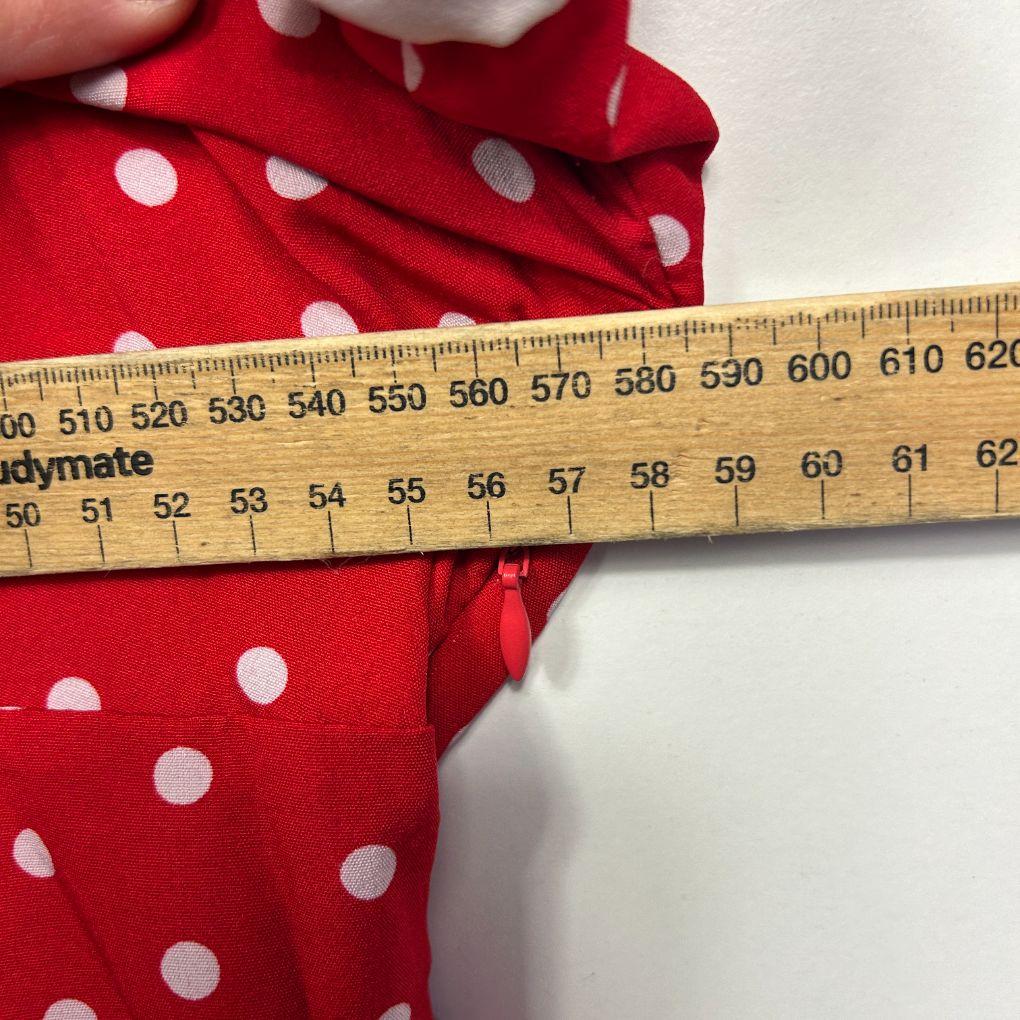 Shein Curve Red Polka Dot Dress - Size 22