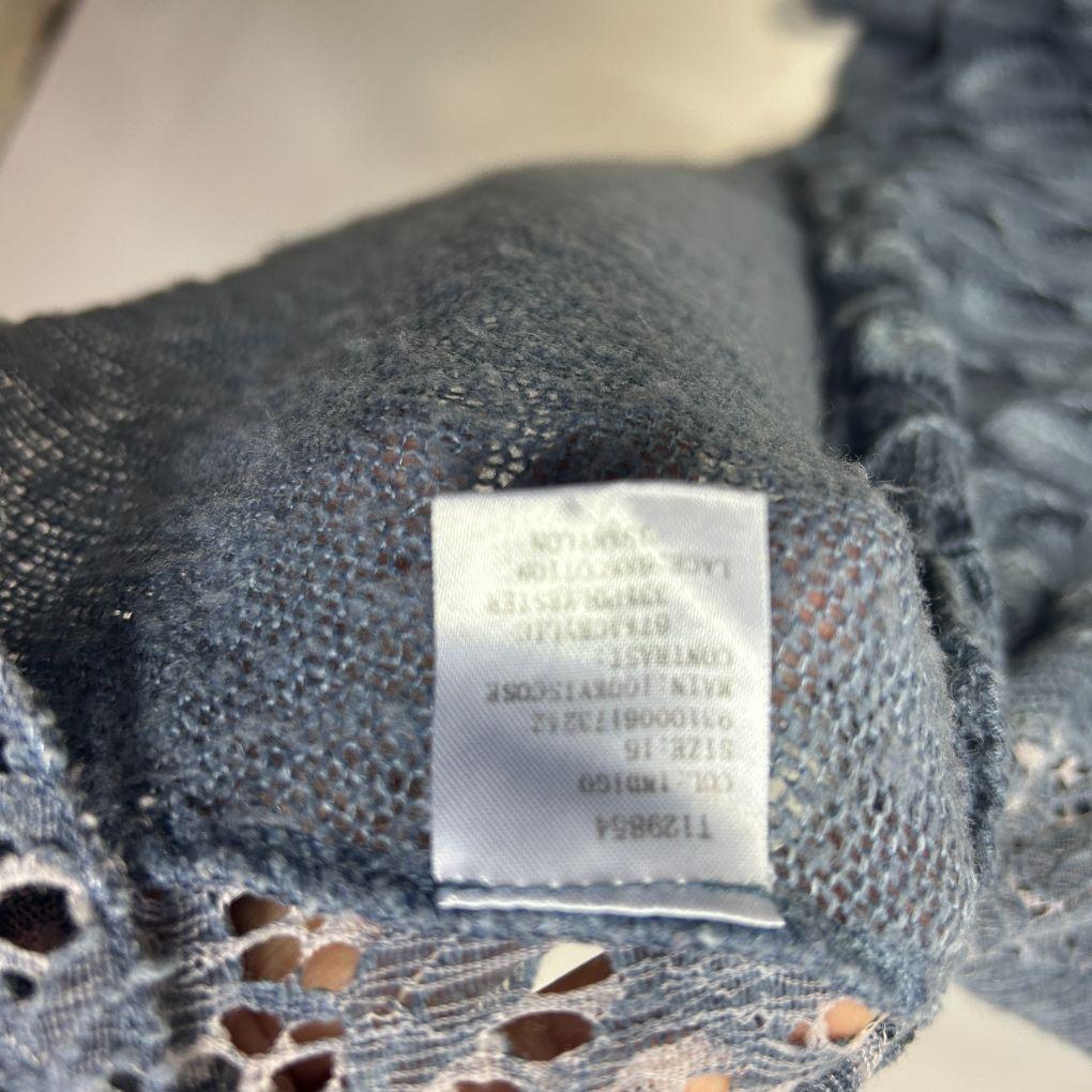 Caroline Morgan Indigo Sleeveless Top - Size 16
