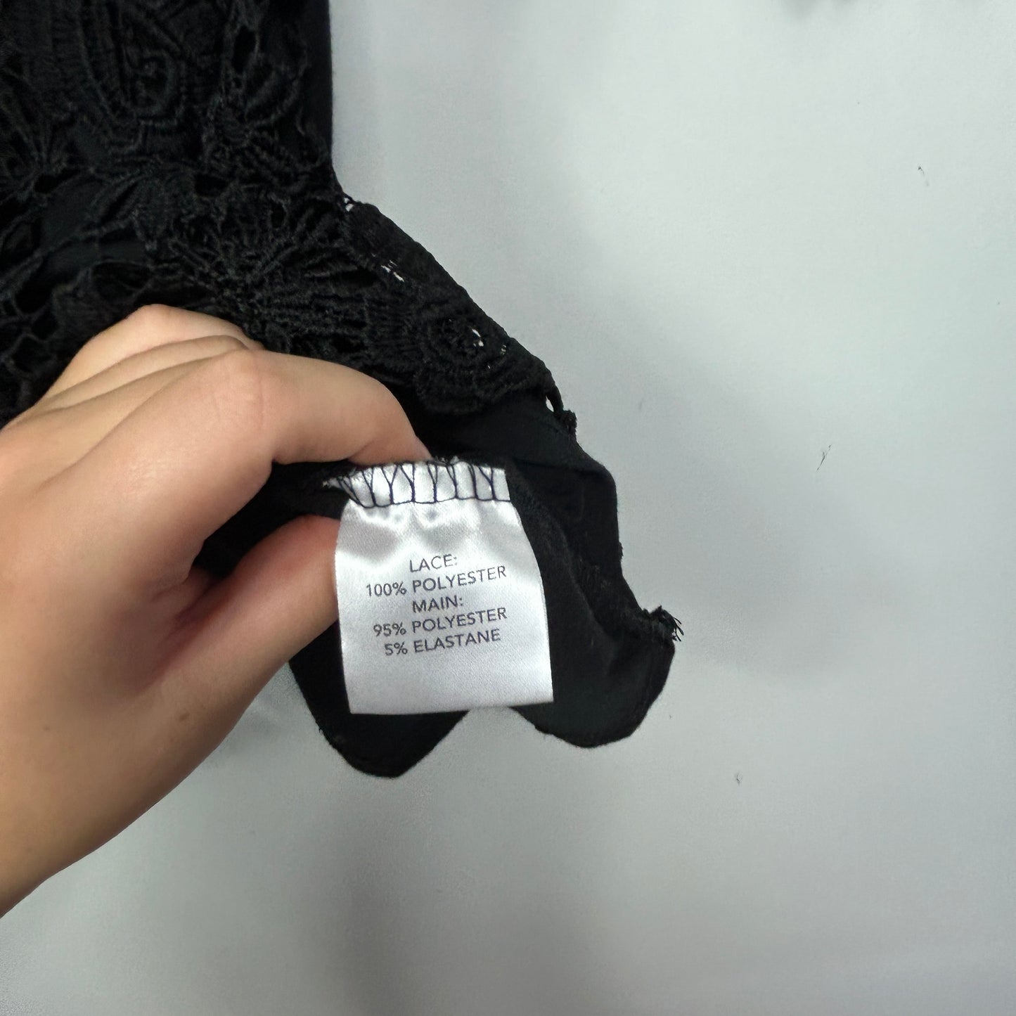 Millers Black Lace Top - Size 22