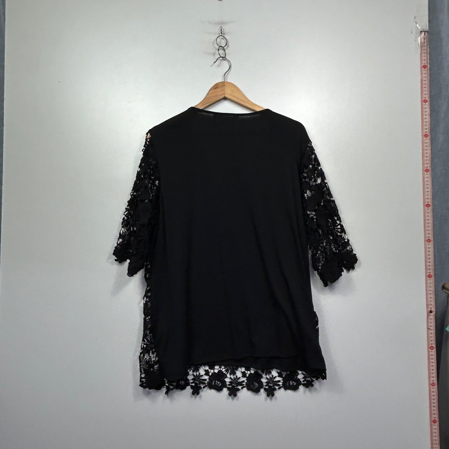 Millers Black Lace Top - Size 22