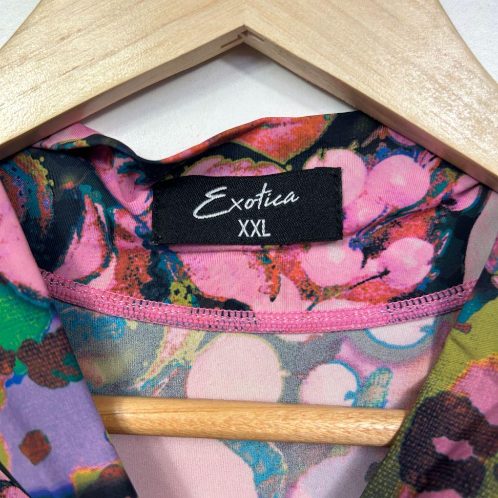 Exoticathletica Pink Floral Dress - Size 20