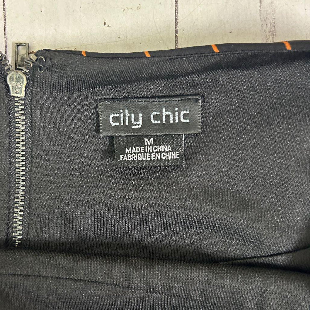 City Chic Black Skirt - Size 18/M