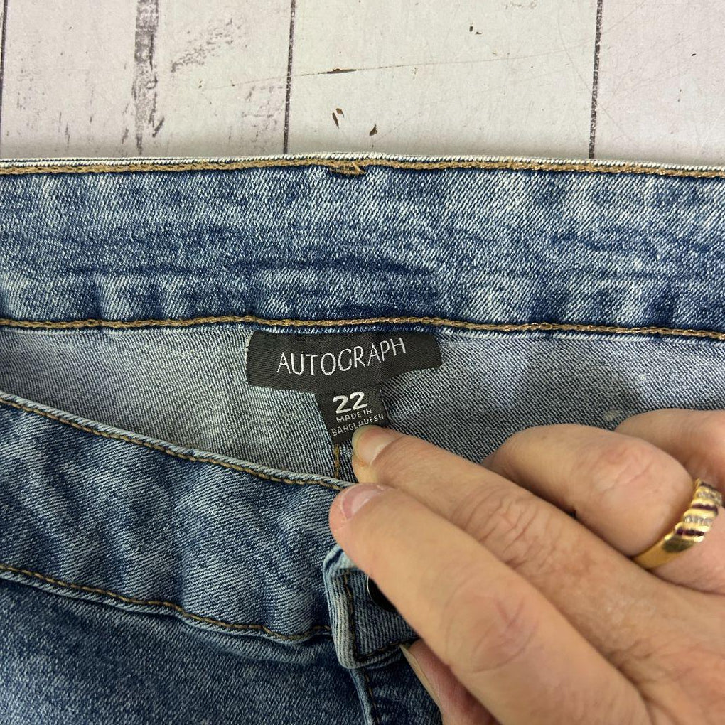 Autograph Blue Jeans - Size 22 (fault)