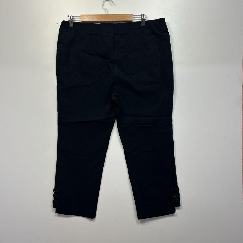 Threadz Basics Black Pants - Size XXL