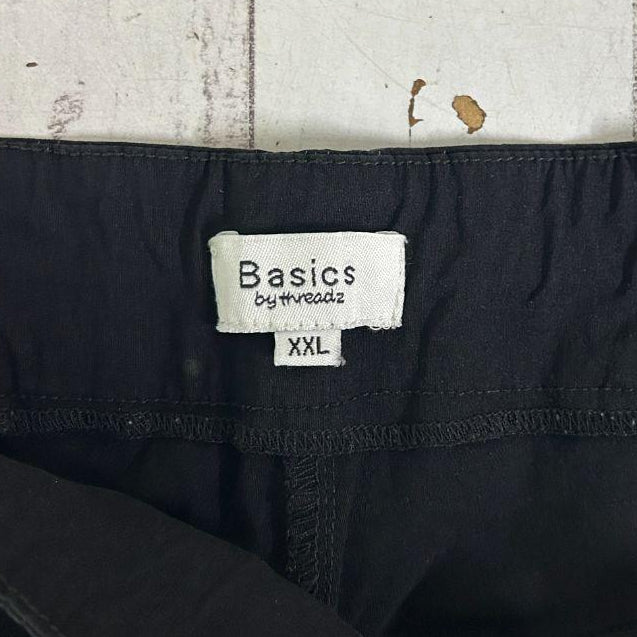 Threadz Basics Black Pants - Size XXL