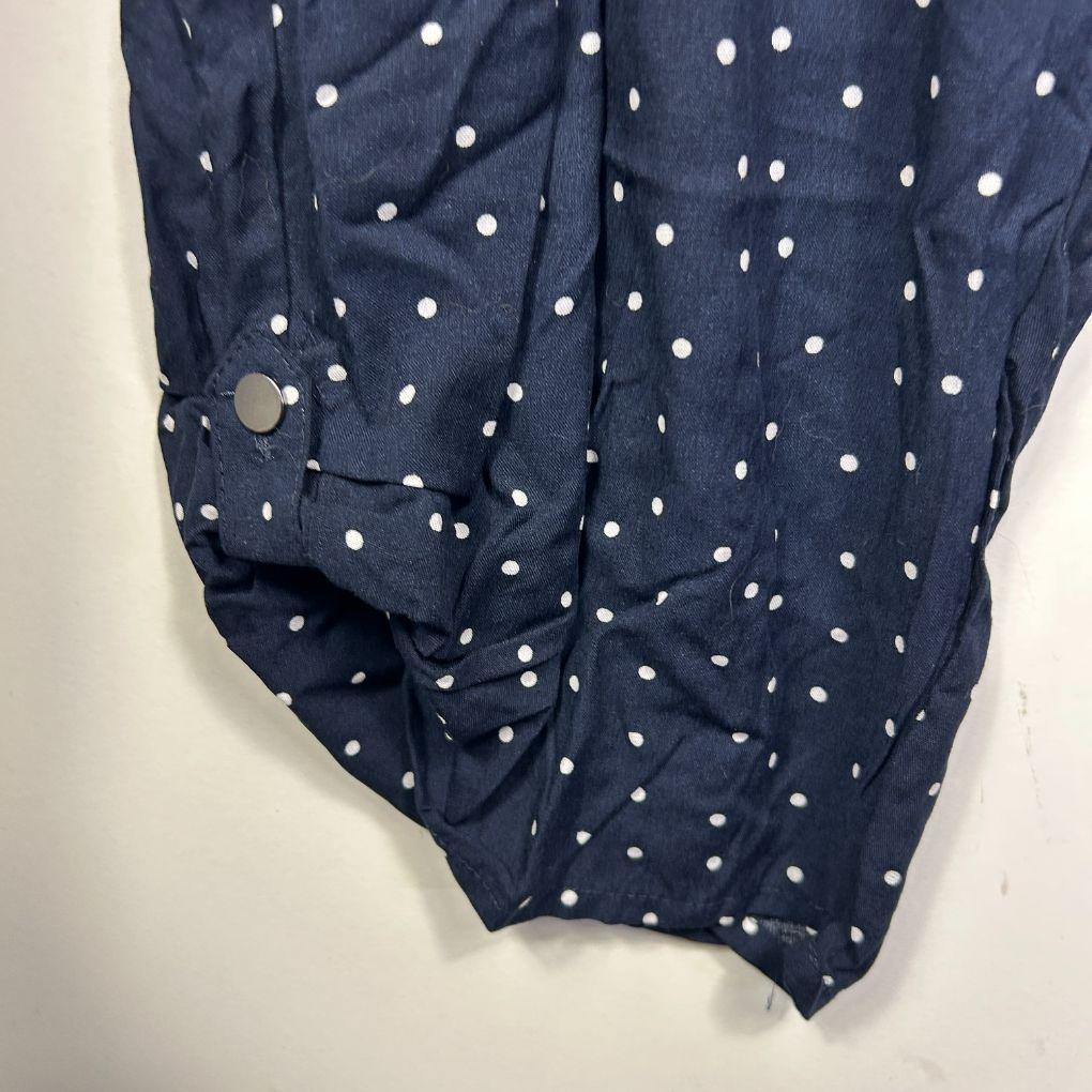 Autograph Navy Polka Dot Pants - Size 24