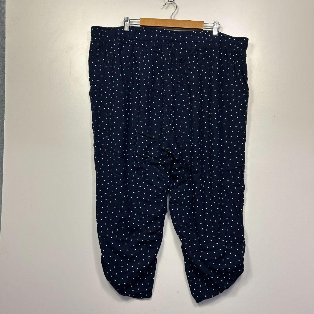 Autograph Navy Polka Dot Pants - Size 24