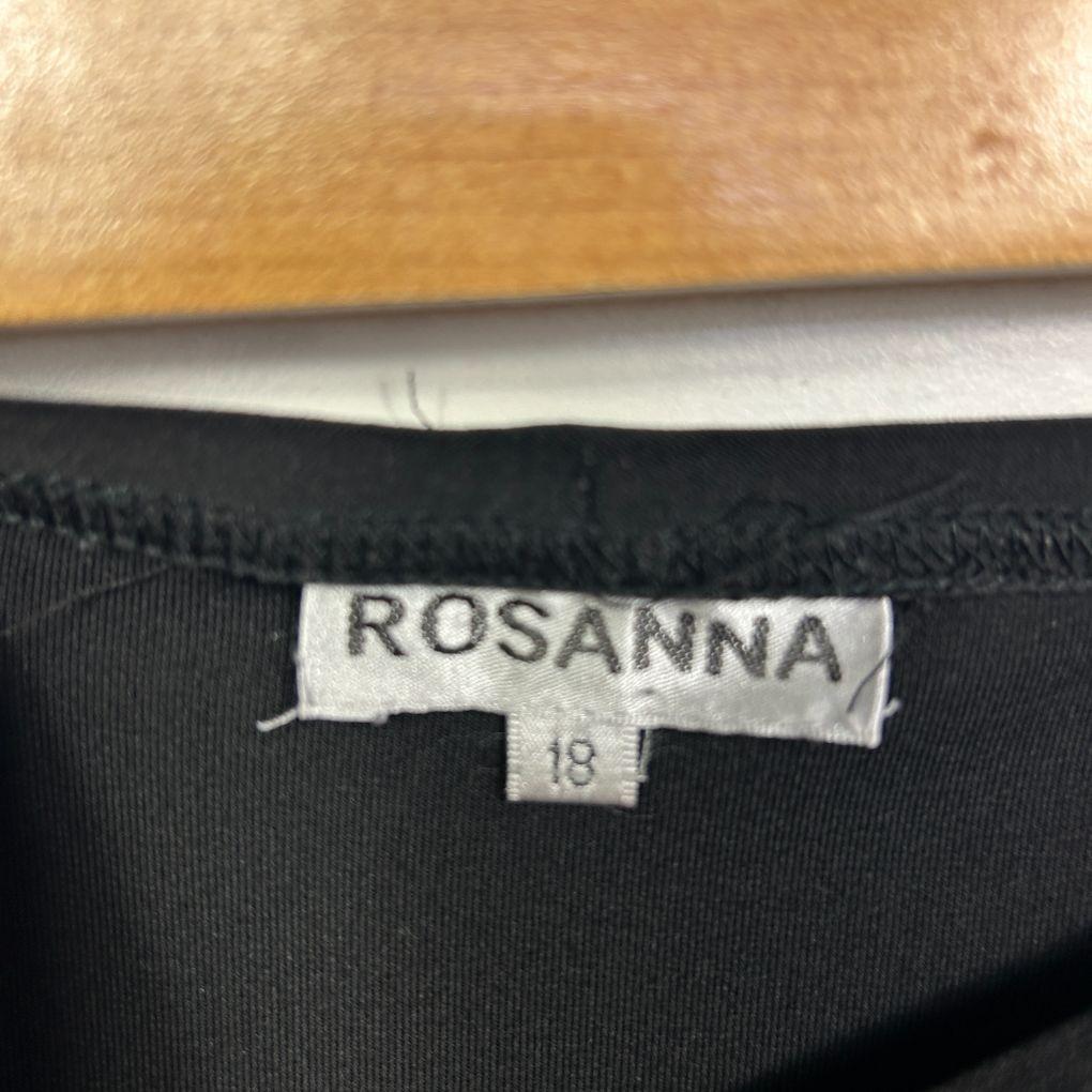 Rosanna Black Sequin Skirt - Size 18