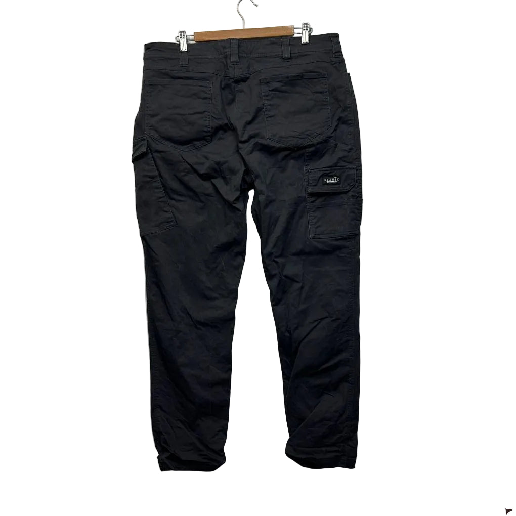 Syzmik Workwear Black Cotton Pants - Size 18
