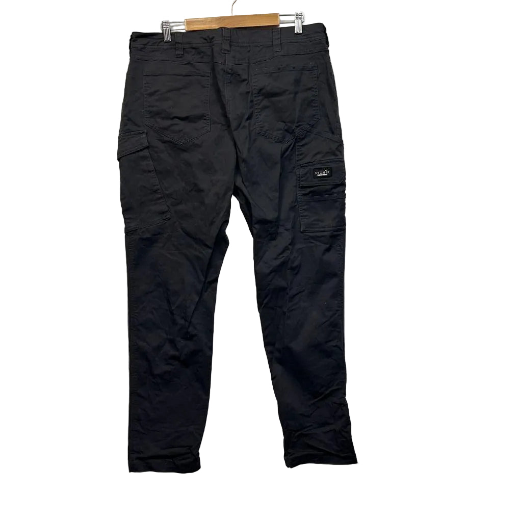 Syzmik Workwear Black Cotton Pants - Size 18