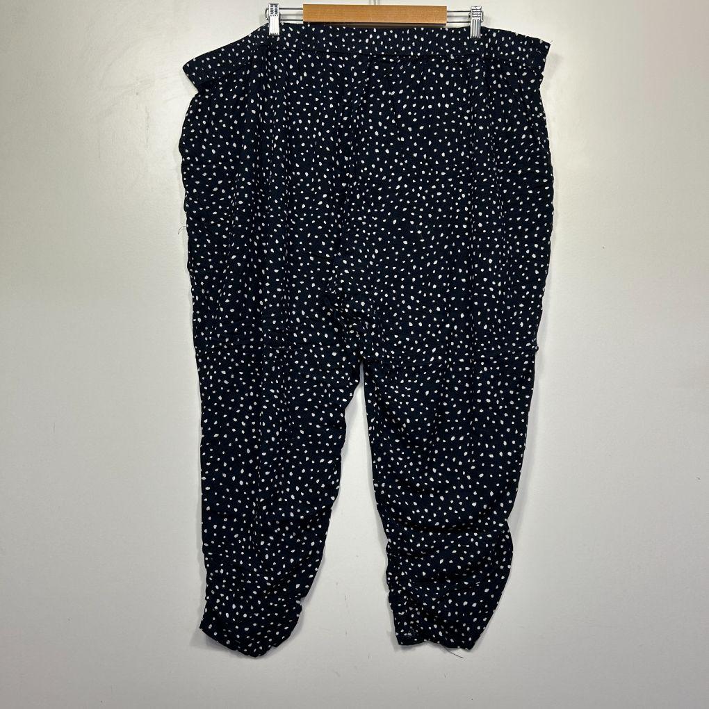 Autograph Navy Polka Dot Pants - Size 24