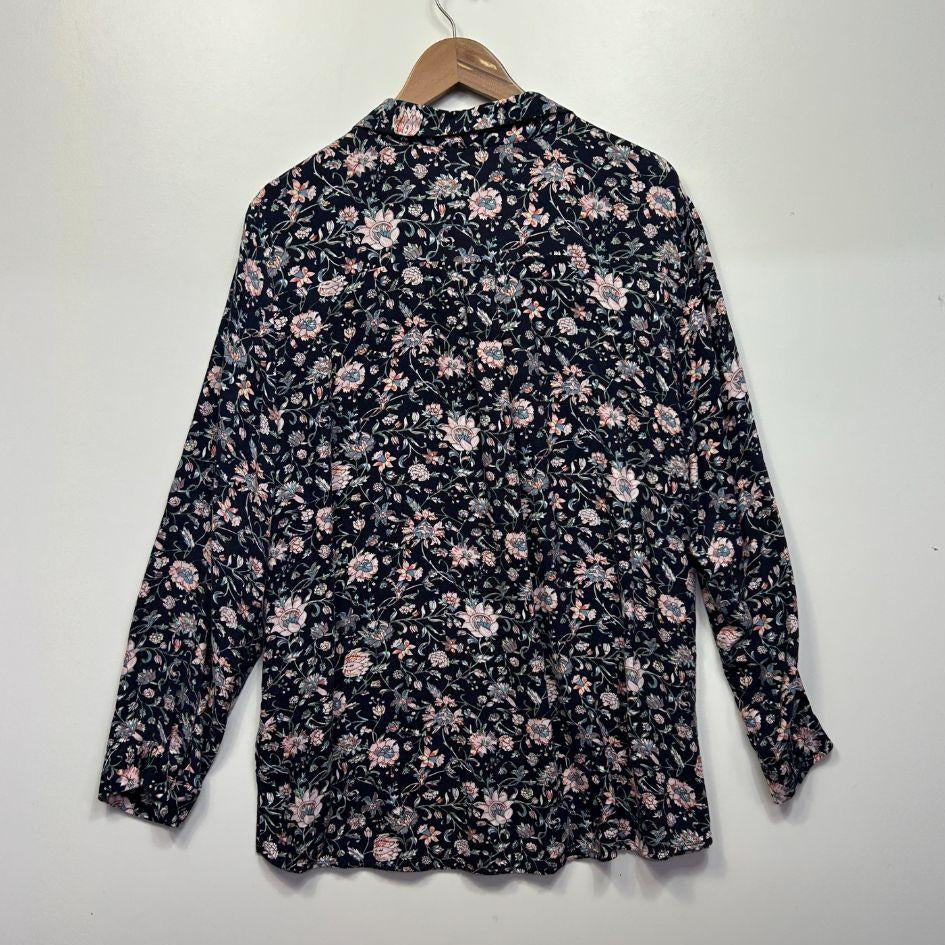 Suzanne Grae Navy Top - Size 20