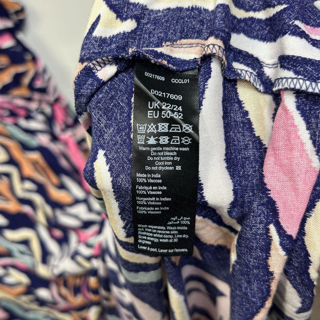 Loralette Multicoloured Dress - Size 22-24