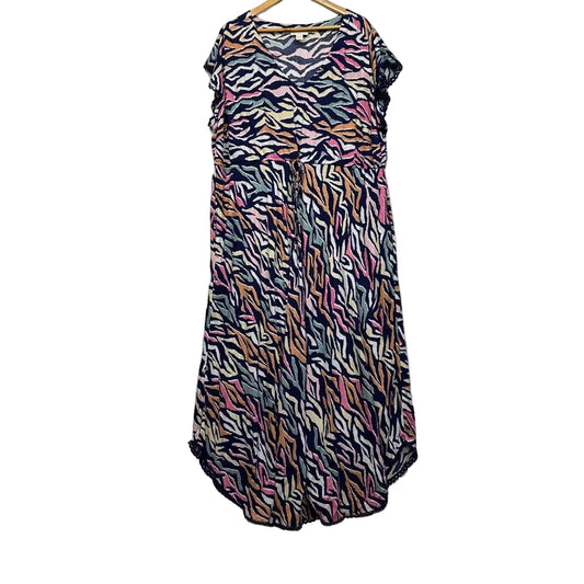 Loralette Multicoloured Dress - Size 22-24