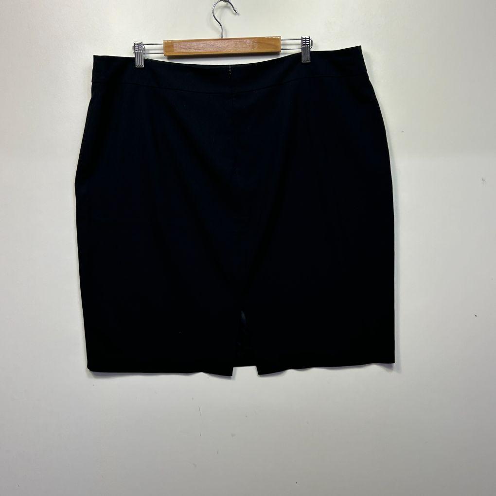 Basque Black Skirt - Size 20W