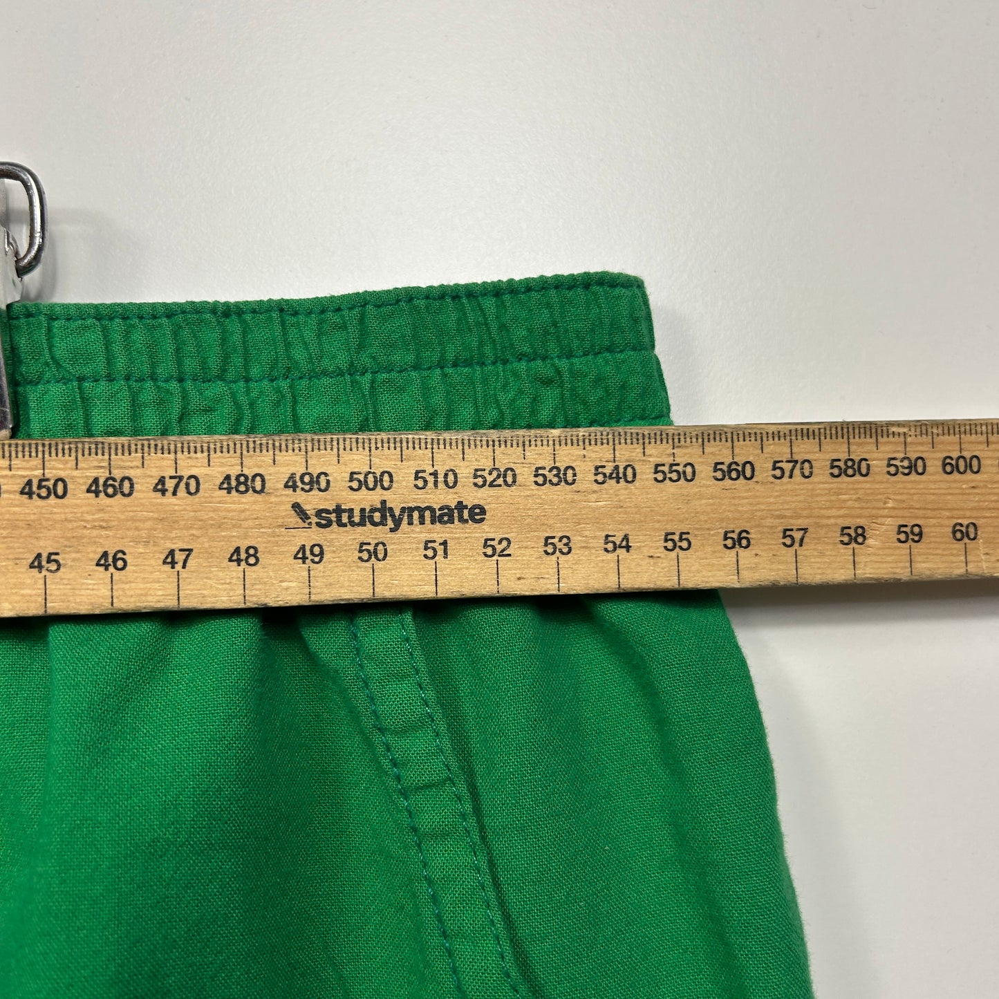 Millers Cropped Pants Size 22 Green Pockets 100% Cotton