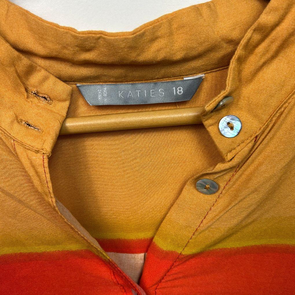 Katies Multicoloured Top - Size 18