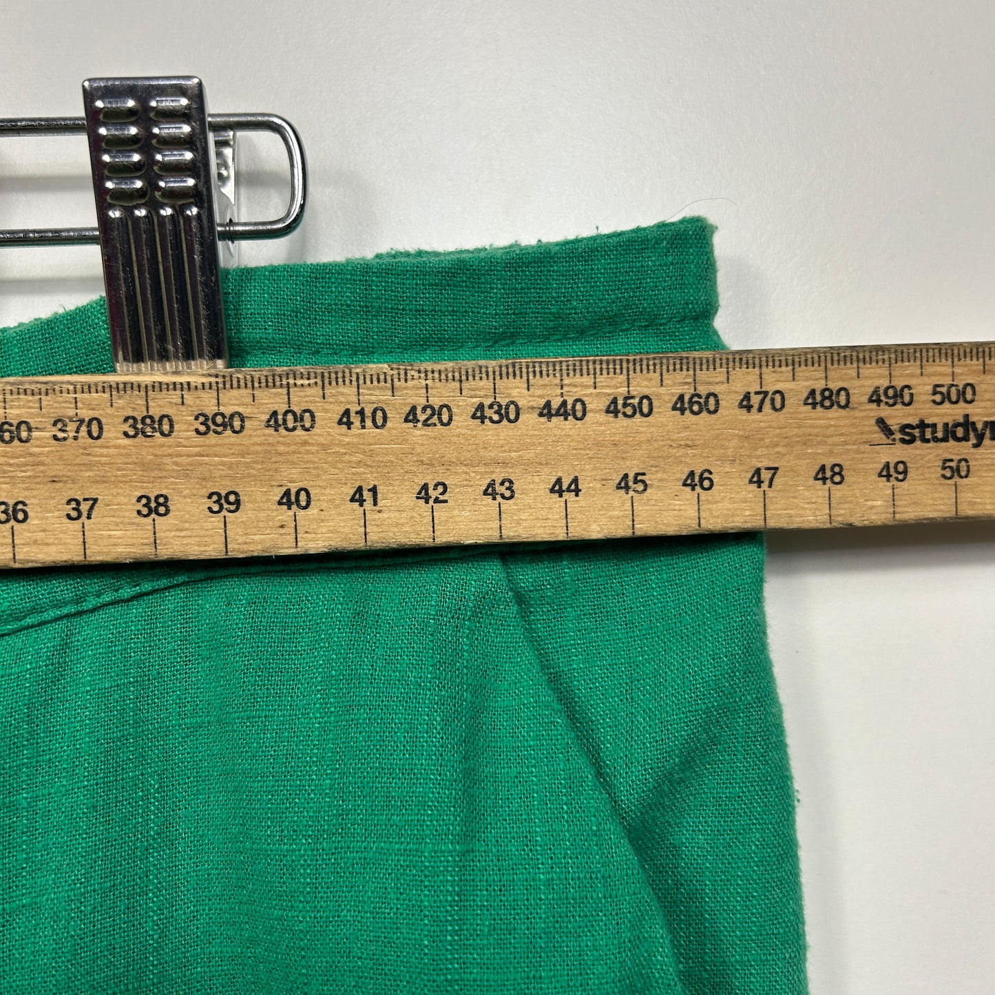 Millers Linen Blend Pants Size 18 Green Pockets