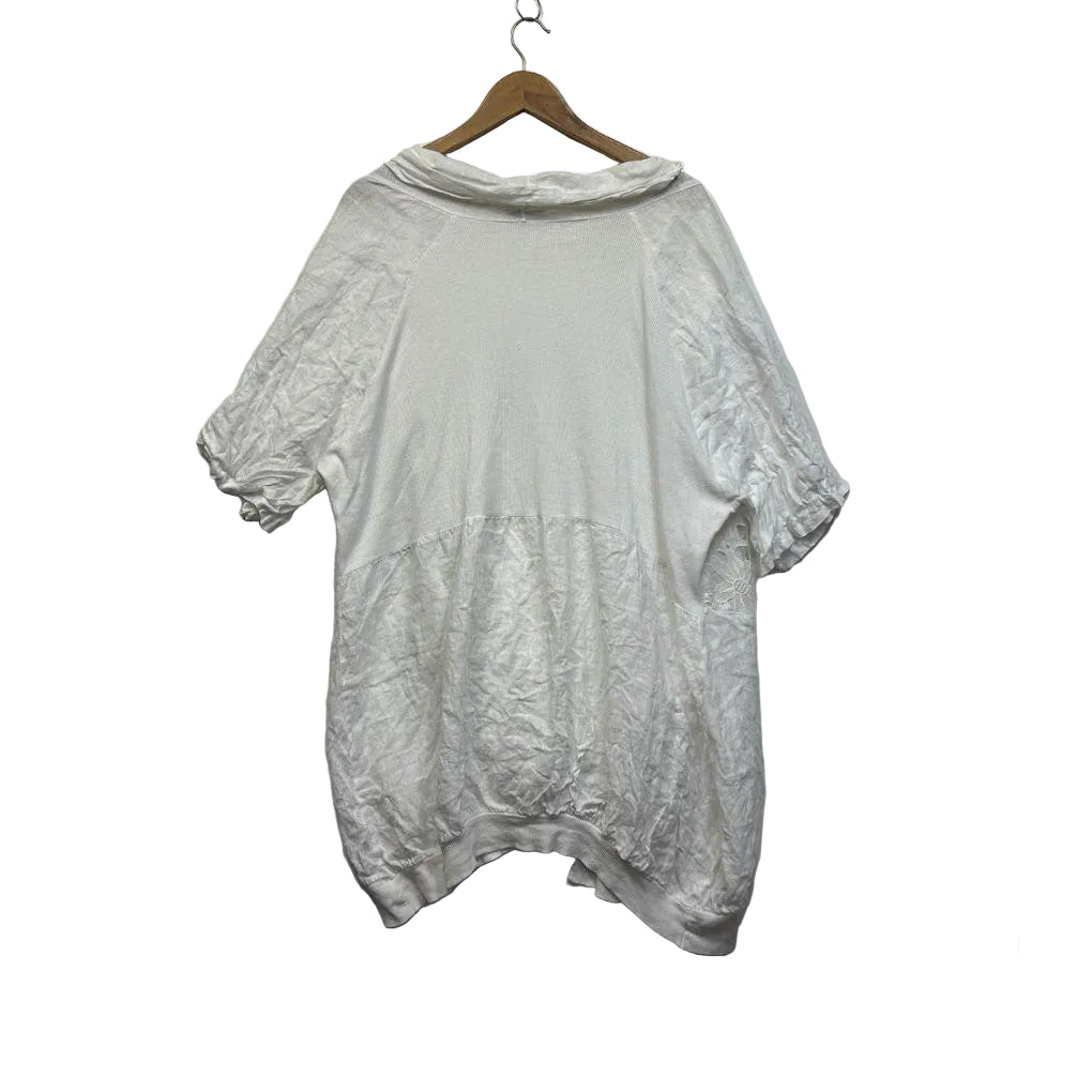 White Linen Italian Jacket - One Size