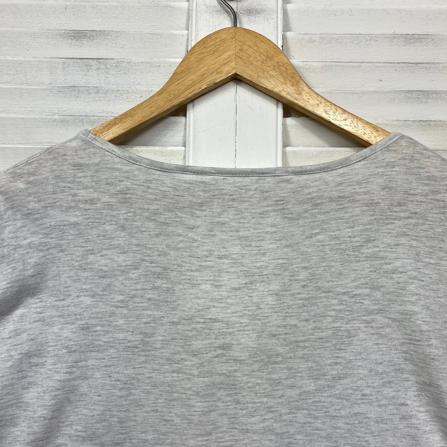 Virtuelle Top Size 16 Grey Short Sleeve Sequins