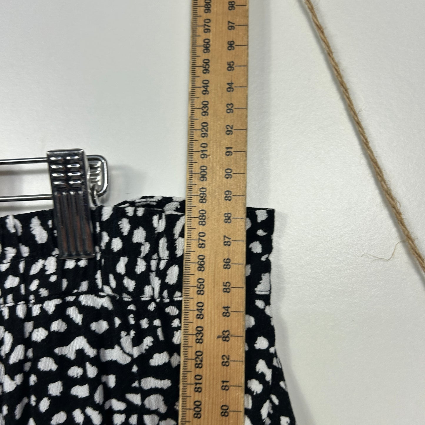 Katies Black & White Spotted Culottes Pants - Size 18