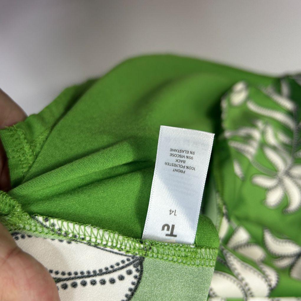 Tu Green Top - Size 14