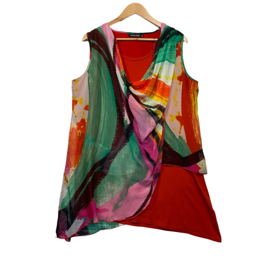 Whispers Top Size XL Multicoloured Sleeveless