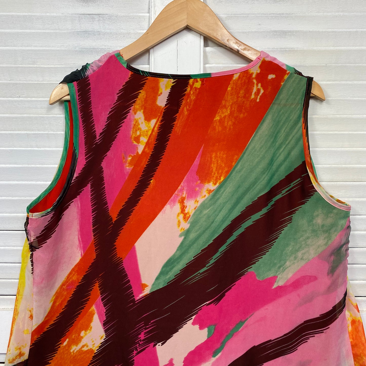 Whispers Top Size XL Multicoloured Sleeveless